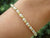Pearl & 14K Gold plated 4mm Bracelet