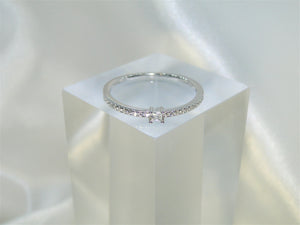 Mini Solitaire 925 Sterling Silver Ring