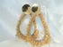 Champagne Rice Beads Golden Earrings