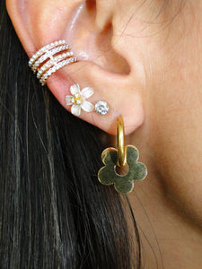 Flower 925 Sterling Silver Stud Earring