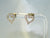 Zirconia Hearts Gold plated Stud Earrings