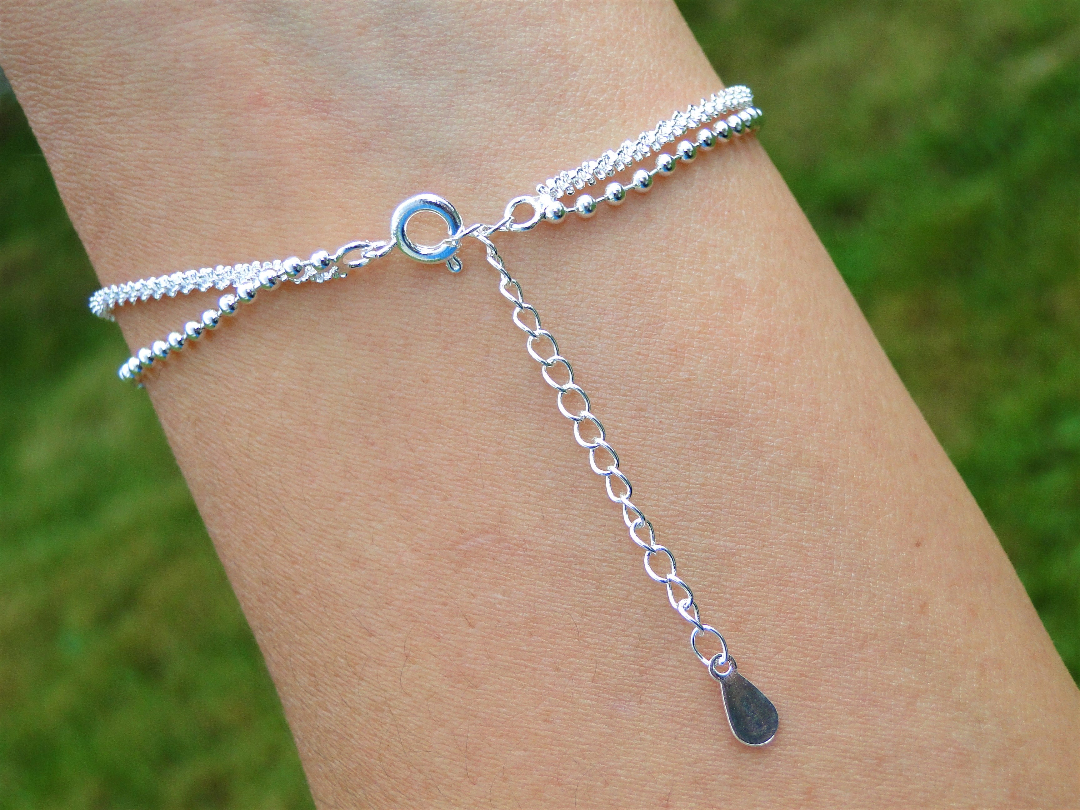 Double Silver Bracelet Lowe Double Bracelet - Main Image