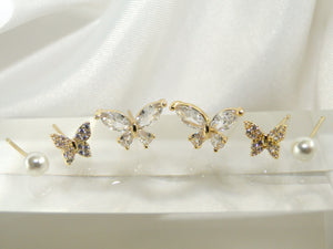 Sienna Gold Stud Earrings Set