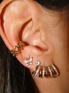Golden Leaves 18k Gold plated Ear Cuff