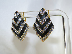 Elegance in Black Stud Earrings