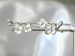 Silver Flower Stud Earring