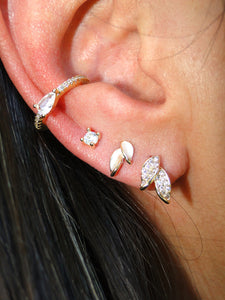 Leaves Stud Earrings Set