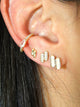 Lucy Gold Stud Earrings Set