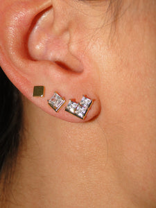 Zoe Gold Stud Earrings Set