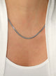 Suzzy Silver Chain Necklace