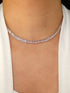 Cubic Zirconia Tennis Necklace