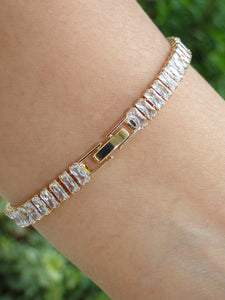 Cubic Zirconia Tennis Bracelet