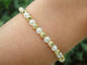 Pearl & 14K Gold plated 5mm Bracelet