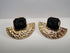 Taylor Black Stud Earrings