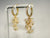 Bella Flowery Gold plated Earrings