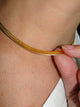 Serpiente Gold plated Snake Necklace