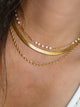 Serpiente Gold plated Snake Necklace