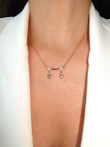 Daughter & Son Gold plated Necklace
