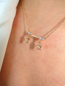Daughter & Son Gold plated Necklace