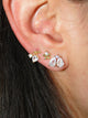 Cherry Gold Stud Earrings Set
