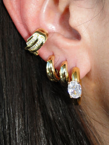 Isabel Gold plated Hoops