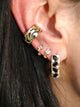 Aimee Black Gold Earrings