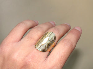 Oval Gold Ring