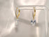 Chrystal Drop Huggie Hoops