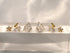Cherry Gold Stud Earrings Set