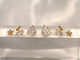 Cherry Gold Stud Earrings Set