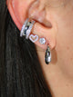 Lizzie Silver Hoops