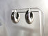Lizzie Silver Hoops