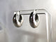 Lizzie Silver Hoops