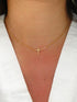 Cross 2  Gold plated Necklace