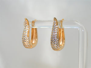 Sophie 14k Gold plated Hoops