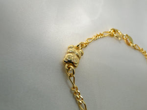 18K Gold plated Bear Engravable Bracelet