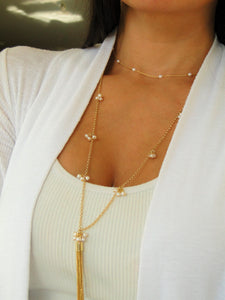 Pearls 18K Gold filled Necklace - Sweetas Trends