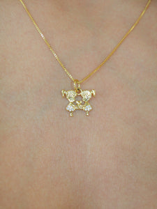 Girls Teddy 18K Gold filled Necklace - Sweetas Trends