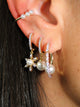 3 Pearls Gold Ear Cuff - Sweetas Trends