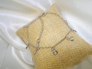Crystals White Rhodium plated Bracelet - Sweetas Trends