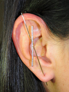 Luiza Gold Ear Wrap Crawler Hook Earring - Sweetas Trends