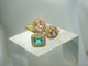 Sarah Shaped Crystal 18k Gold plated Ring - Sweetas Trends