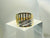 Gold & Silver 18k Gold-plated Ring - Sweetas Trends