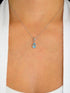 Blue Topaz 925 Sterling Silver Necklace
