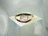 White Stone 18k Gold-plated Ring