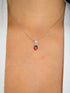 Red Ladybug 925 Sterling Silver Necklace