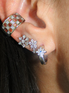 Snowflake 2nd Style Silver Piercing (1 Unit) - Sweetas Trends