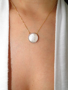 Pearl Saint 18k Gold Plated Necklace - Sweetas Trends