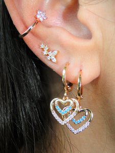 Flower Rose Gold plated Ear Cuff (1 Unit) - Sweetas Trends