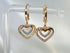 Marie 14K Rose Gold plated Hoops
